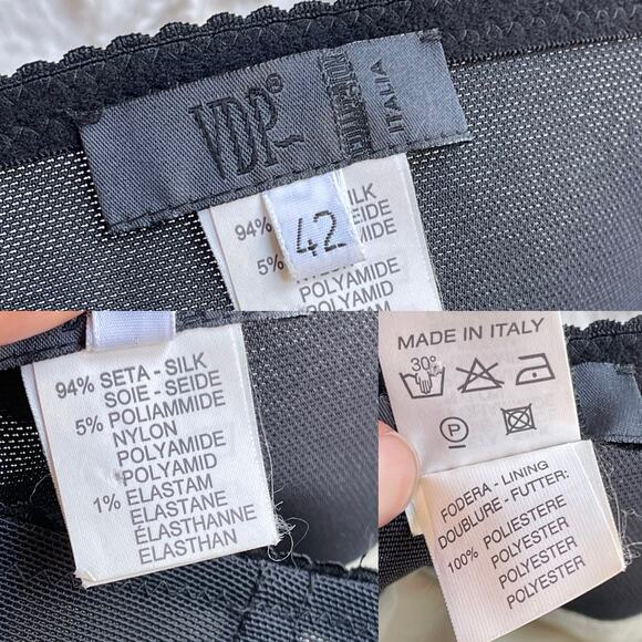 SOLD VDP Collection Italy silk lace-up corset fairy grunge dress goth whimsigoth - Picture 4 of 17